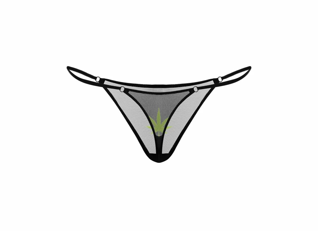 Zhilyova Lingerie Cannabis Thong 4 Zhilyova Lingerie Cannabis Thong