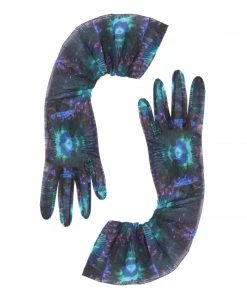 Tender And Dangerous Virus Print Gloves