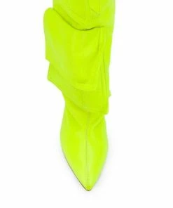 Natasha Zinko Pocketed Neon Long Boots
