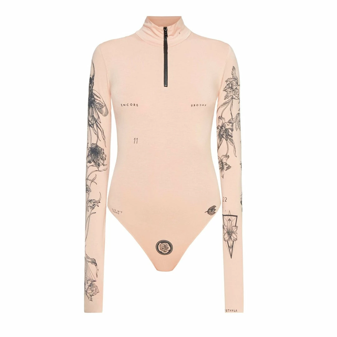 Tattoo Sweaters TTSWTRS Tattooed Turtleneck Bodysuit 3 Tattoo Sweaters TTSWTRS Tattooed Turtleneck Bodysuit