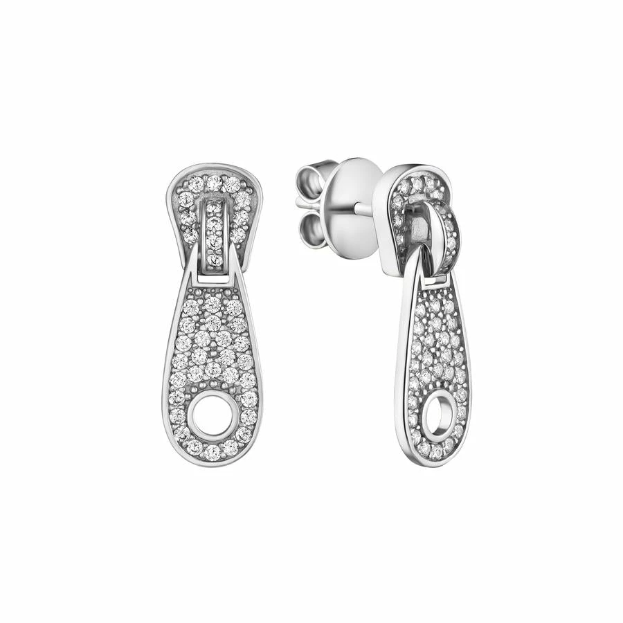 POCHE Diamond Zip Earrings 3 POCHE Diamond Zip Earrings