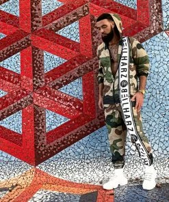 BEILHARZ Camo Art Print 3 Piece Set Blazer