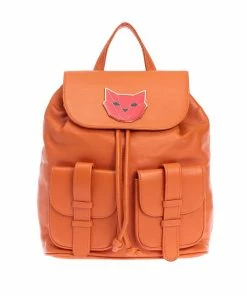 ArtRamus Orange Backpack Bags