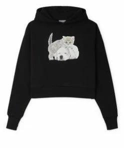 Ashley Williams Kitten & Puppy Hoodie