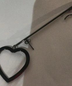 Earrings BLACK'D Black Heart Earring