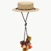 Headwear Ruslan Baginskiy Tasseled Boater Hat
