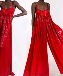 Ashish Sequin Flared Jumpsuit