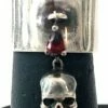 Djanelli Jewelry Rings Dzhanelli Jewelry Painite Skull Ring