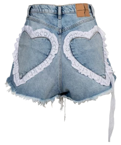 Natasha Zinko Heart Pocket Shorts