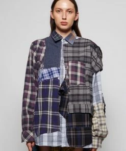 Natasha Zinko Upcycled Check Shirt