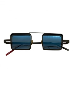 VYSEN Eyewear LEIB Green Frame/ Blue Lens Sunglasses