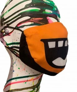 Natasha Zinko Smile Mask In Orange 6 Natasha Zinko Smile Mask In Orange