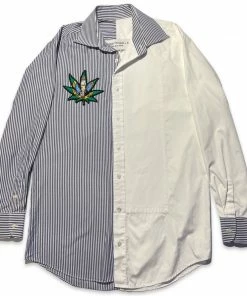 Vintage Threads L.A. Blouses Vintage Threads Money & Weed Button-Up