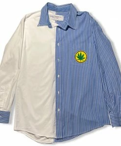 Vintage Threads L.A. Vintage Threads Happy Weed Patch Button-Up Blouses