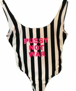 Patricia Fields Pussy Not War Bathing Suit