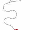 Lynn Ban Smocking Lips Lariat Necklace Necklaces