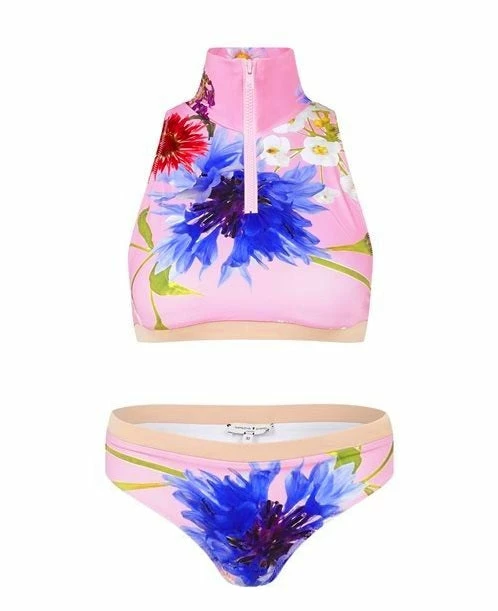 Natasha Zinko Floral Two-piece Bikini Set Beachwear 4 Natasha Zinko Floral Two-piece Bikini Set Beachwear