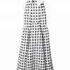 Natasha Zinko Gingham Shirt Maxi Dress Dresses