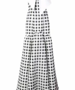 Natasha Zinko Gingham Shirt Maxi Dress Dresses