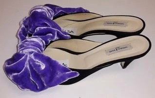 Natasha Zinko Embroidered Kitten Heel Slippers Heels 3 Natasha Zinko Embroidered Kitten Heel Slippers Heels