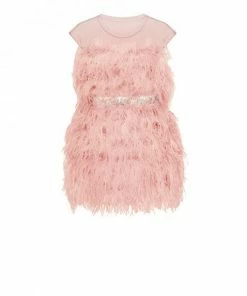 Omelya T-Dress Mini "Feather Splash"