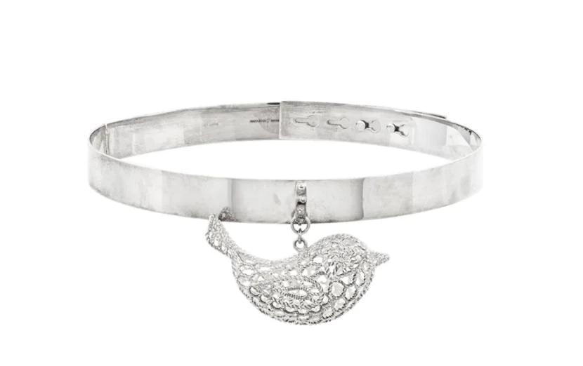 Natasha Zinko Jewelry Natasha Zinko Silver Bird Chocker Necklaces 3 Natasha Zinko Jewelry Natasha Zinko Silver Bird Chocker Necklaces