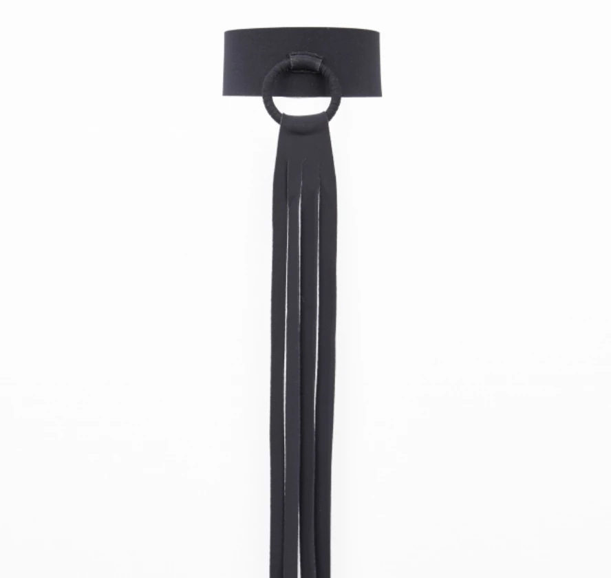 Ruban Noir Fringe Choker 3 Ruban Noir Fringe Choker