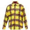 Shirts Ashish Yellow Sequence Lumberjack Shirt
