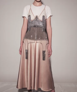 Lingerie Frolov Crystal Fringe Transparent Bra