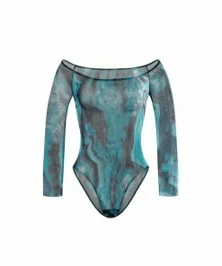 Zhilyova Lingerie Harmony Blue Bodysuit
