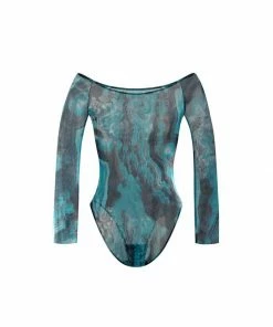 Zhilyova Lingerie Harmony Blue Bodysuit