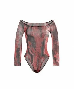Zhilyova Lingerie Harmony Red Bodysuit