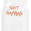 Ashley Williams "Shit Happens" Top Shirts