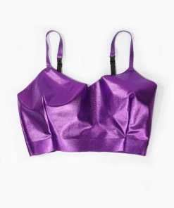 Lingerie Ruban Noir Metallic Bra