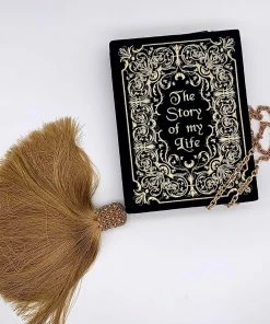 CHERVA Gold Embroidered Clutchbook