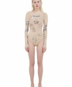 Tattoo Sweaters TTSWTRS Ivory Bodysuit Lingerie