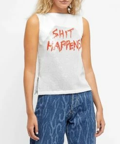 Ashley Williams "Shit Happens" Top Shirts
