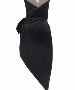 Frolov Velour Corset Dress Dresses