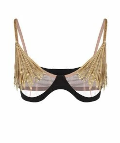 Frolov "Fireworks" Transparent Bra Lingerie