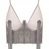 Lingerie Frolov Crystal Fringe Transparent Bra